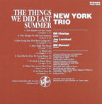 New York Trio Bill Charlap Jazz SEALED CD The Things We Did Last Summer OBI New