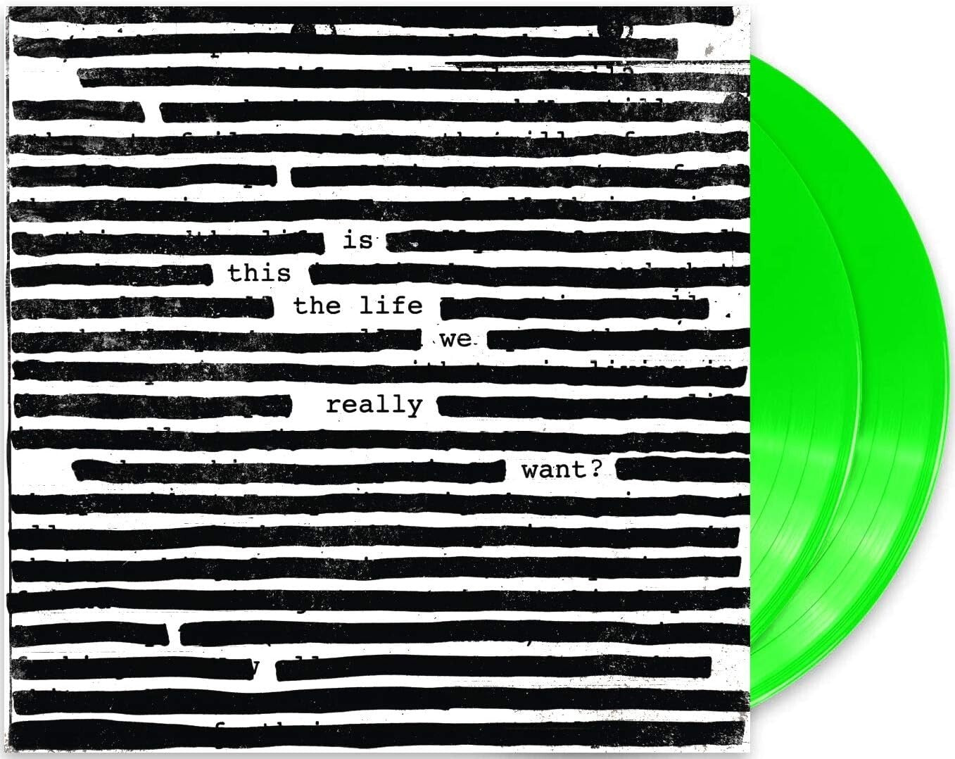 This The Life We Leary Want? Psychedelic Shocking Green Color Record New
