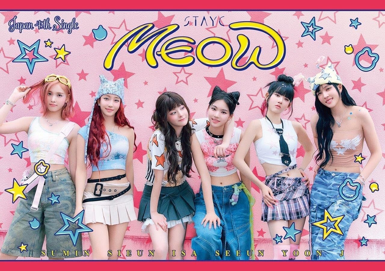 STAYC MEOW Cheeky Ice Thang CD w/ DVD Japanese Ver. Limited 4th Single New