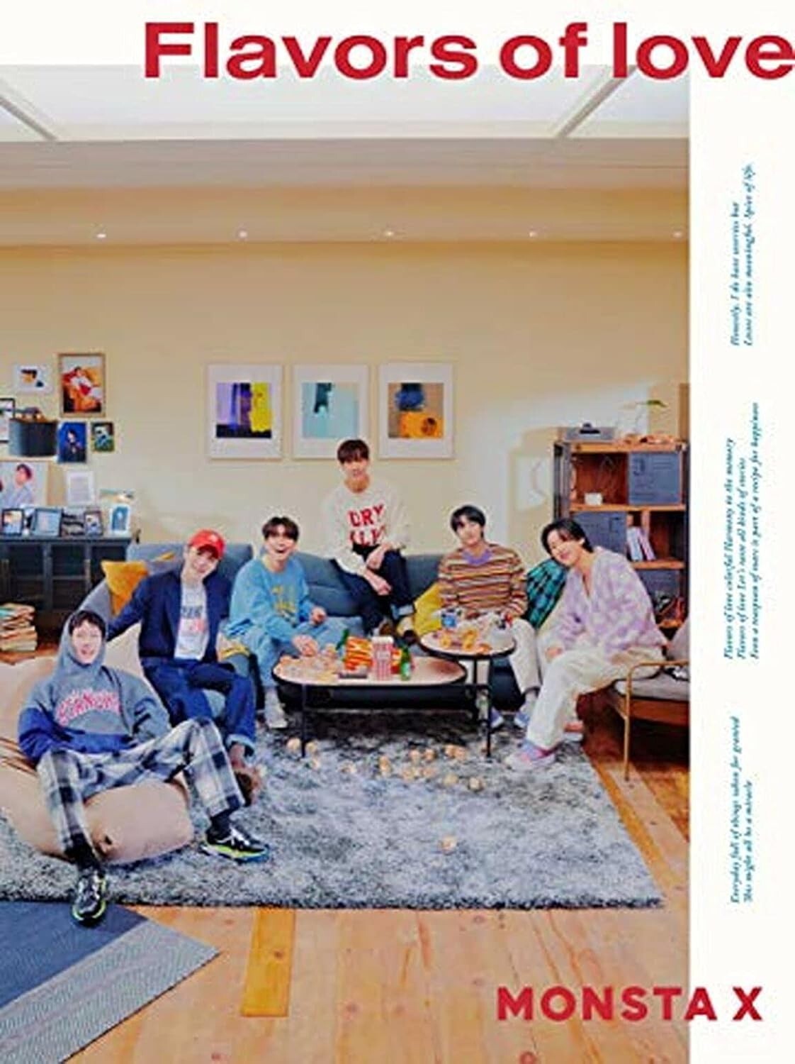 New MONSTA X Flavors of love CD+DVD JAPAN First Limited Edition