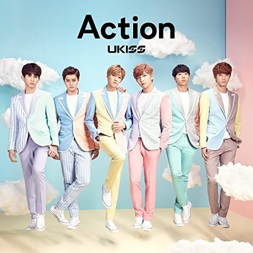 CD New K-POP UKISS Action JAPAN CD + DVD