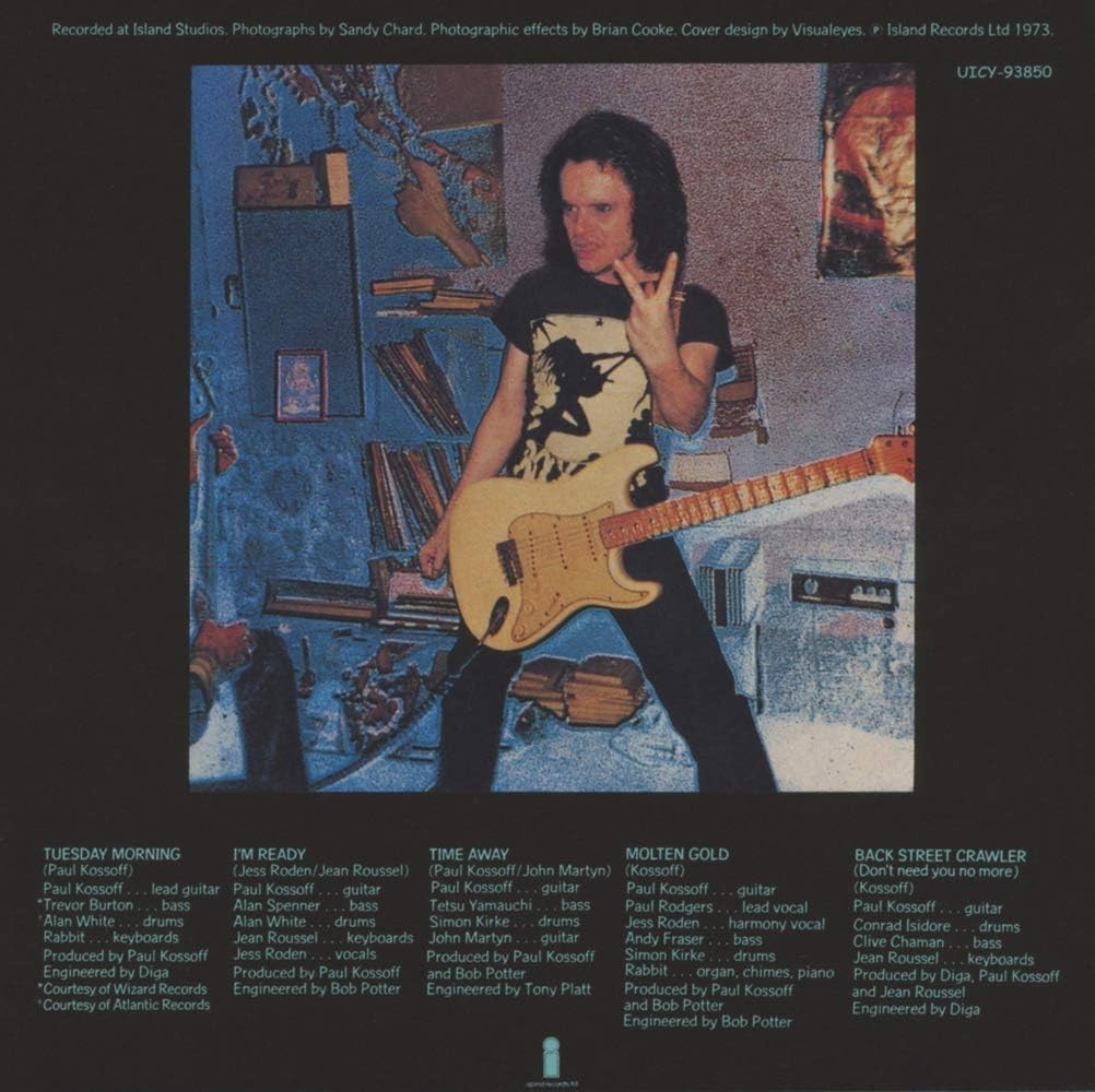 Paul Kossoff 2CD (SHM-CD) Back Street Crawler Deluxe Ed. Paper Sl Japan OBI NEW