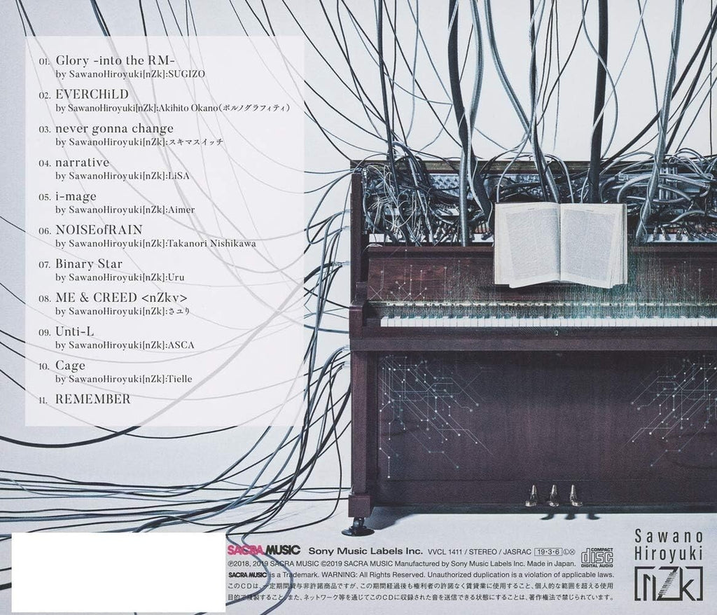 New SawanoHiroyuki[nZk] RE/MEMBER First Limited Edition CD Vocal Project