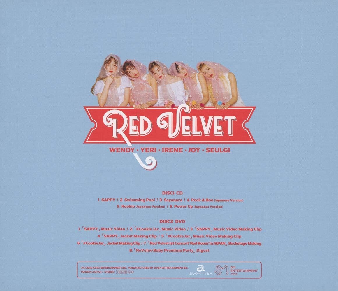 Red Velvet SAPPY First Limited Edition CD DVD Card Japan AVCK-79593 New