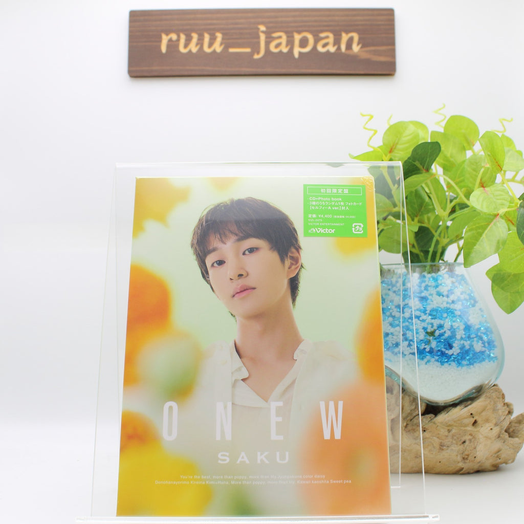CD SHINee ONEW SAKU First Limited Edition CD Photo book Card Japan VIZL-2473