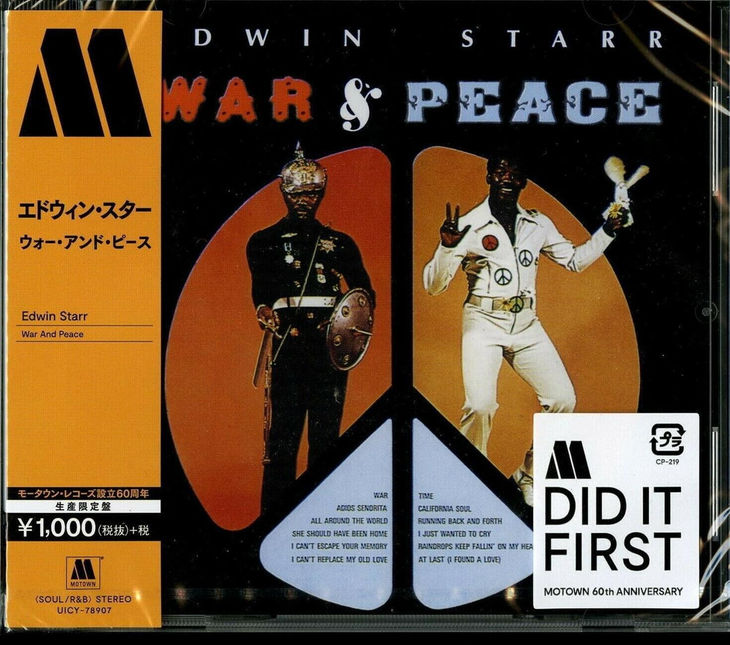 New [CD] War and Peace Limited Edition Edwin Starr UICY-78907 R&B Hard Shouter