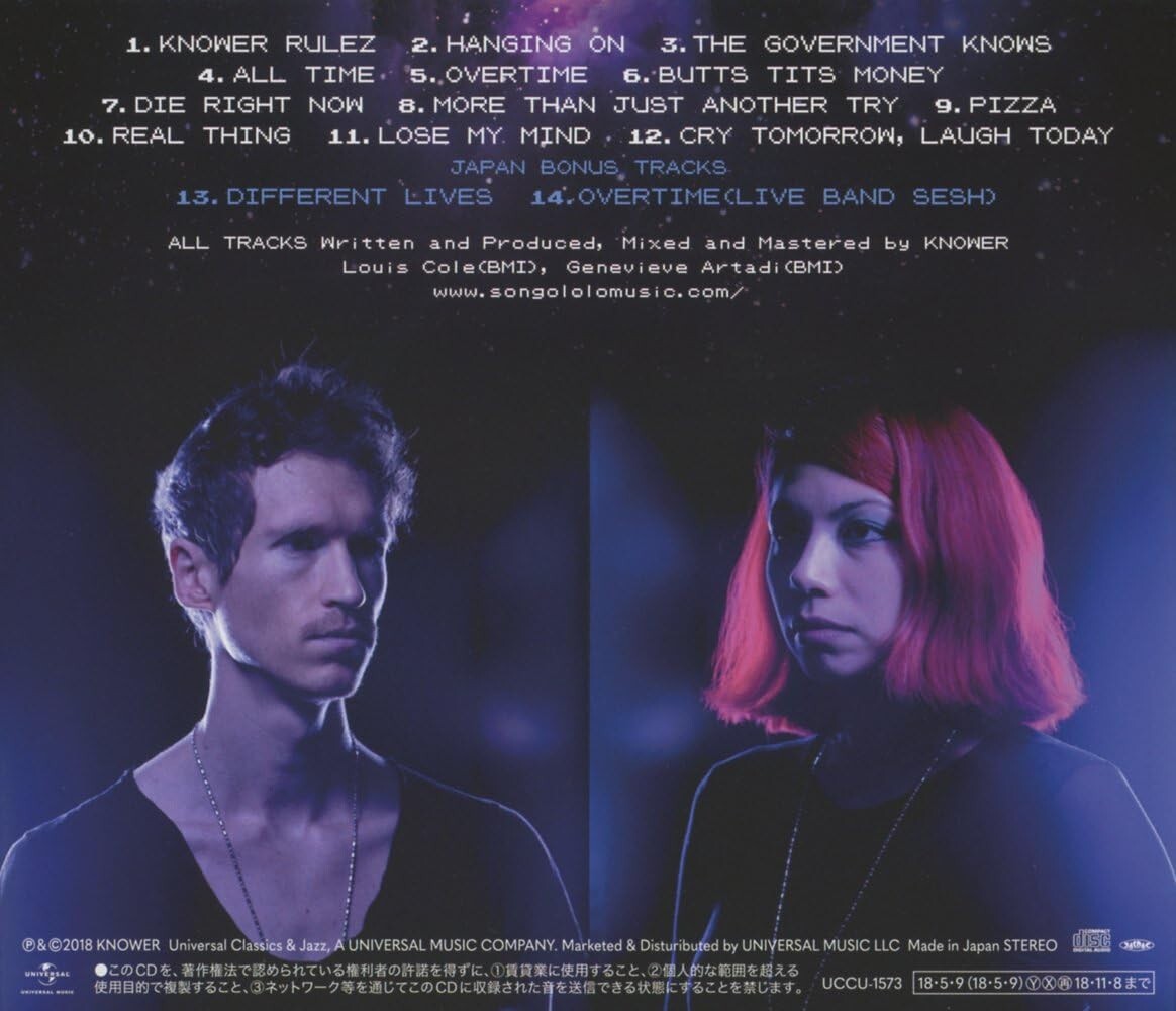 KNOWER LIFE with Bonus Tracks CD From Japan NEW