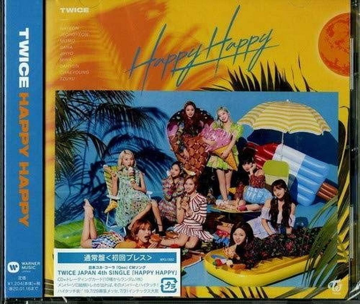 TWICE HAPPY HAPPY First Limited Edition Type C CD Card Japan WPCL-13053 New