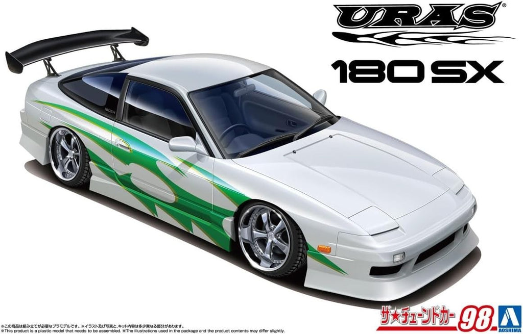 AOSHIMA 1/24 The Tuned Car Series No.98 Nissan URAS RPS13 180SX 96 Ver.2 New