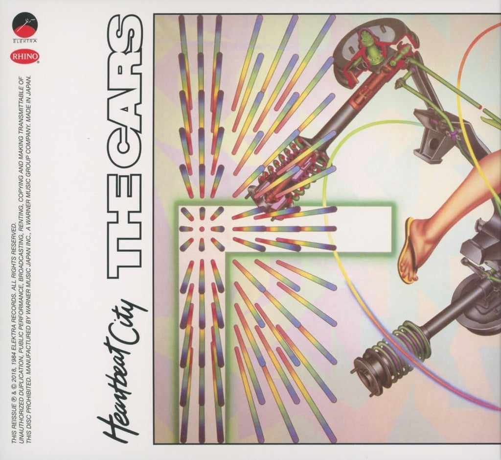CARS-HEARTBEAT CITY-JAPAN SHM-CD CARDBOARD SLEEVE BONUS TRACK NEW