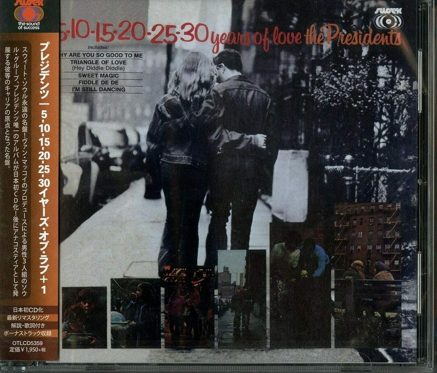 New 2021 PRESIDENTS 5-10-15-20-25-30 Years Of Love with Bonus Track JAPAN CD