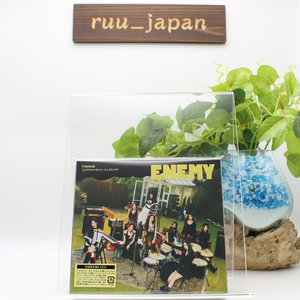 CD TWICE ENEMY First Limited Edition Type B CD Japan Photo card poster Booklet
