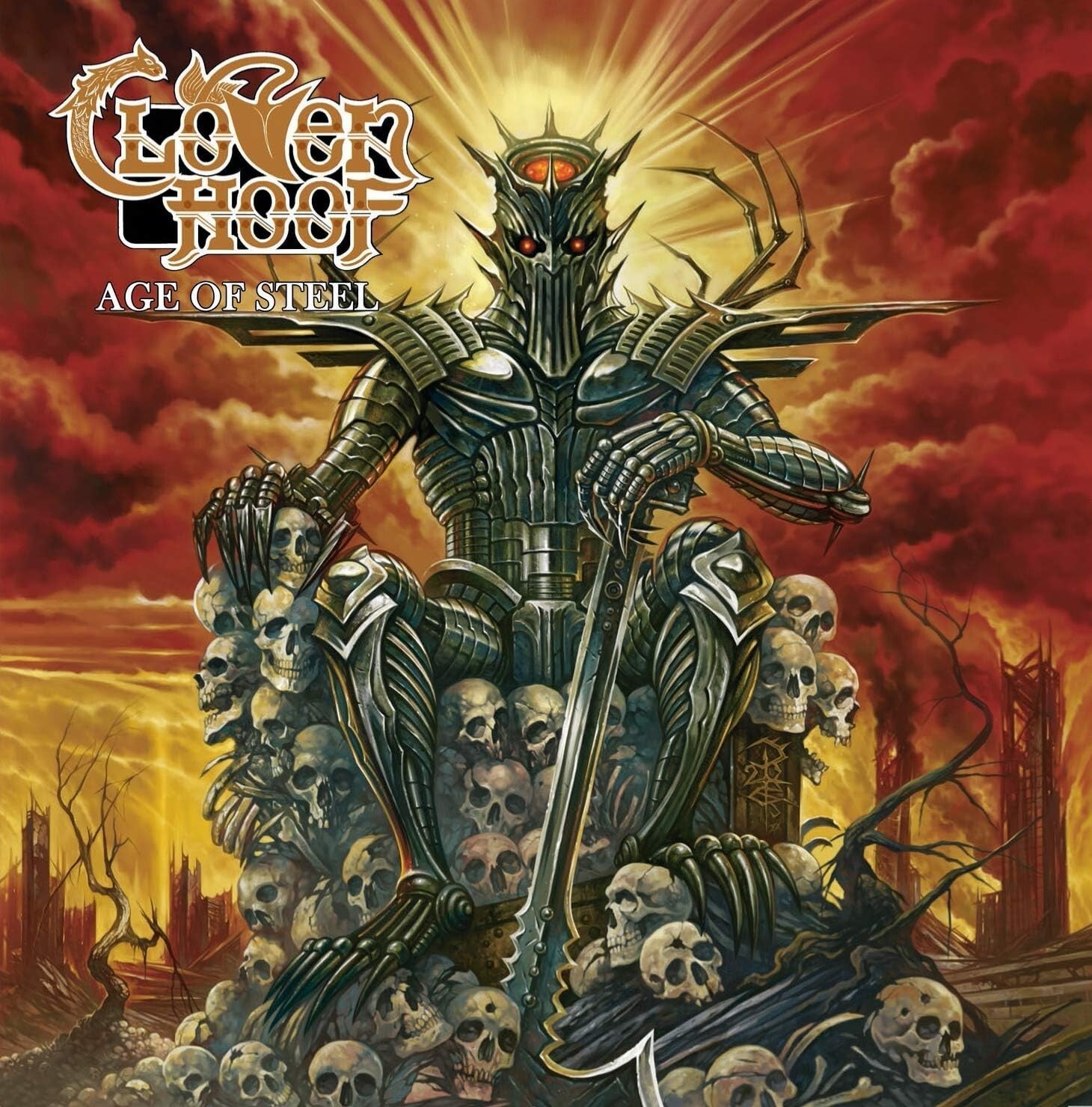 New CLOVEN HOOF Age Of Steel + 1 JAPAN CD Excalibur Omen Aska Power Metal !