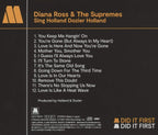 The Supremes CD Sing Holland?Dozier?Holland Japan NEW