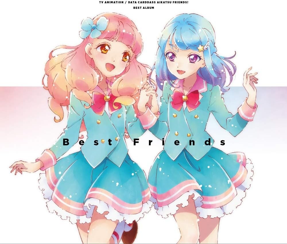 New TV Anime/Data Carddass Aikatsu Friends! Best Album Best Friends Music CD