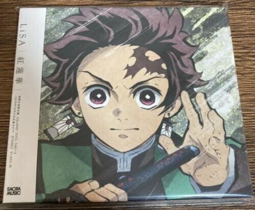 Gurenge LiSA First Limited Edition Demon Slayer Kimetsu no Yaiba CD new