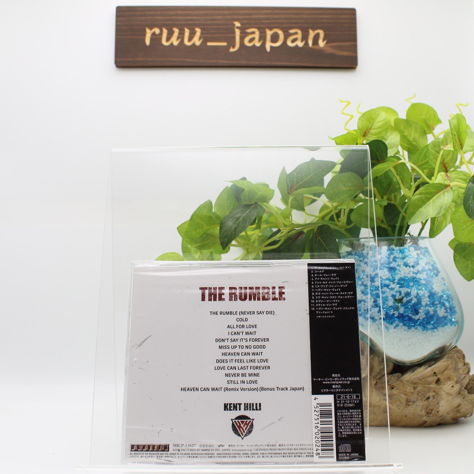 New KENT HILLI The Rumble + 1 JAPAN CD JEWEL CASE