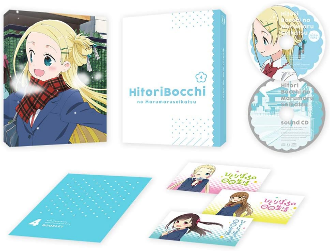 New Hitori Bocchi no Marumaru Seikatsu Vol.4 [Blu-ray+CD+Booklet]
