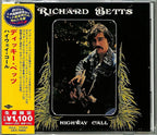 Dickey (Richard) Betts CD Highway Call  Japan OBI New
