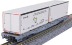 Kato RhB Rw Bogie Stake Wagon Set (4) w/Container Load VI K10-1892 N Gauge NEW