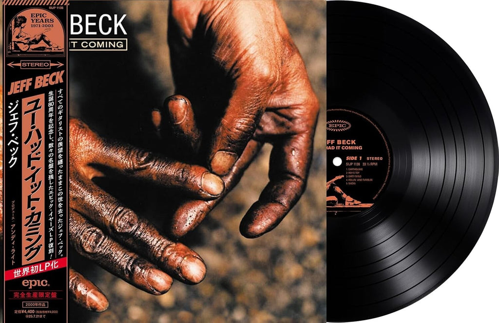New Jeff Beck/You Had It Coming Japanese Pressing Limited LP