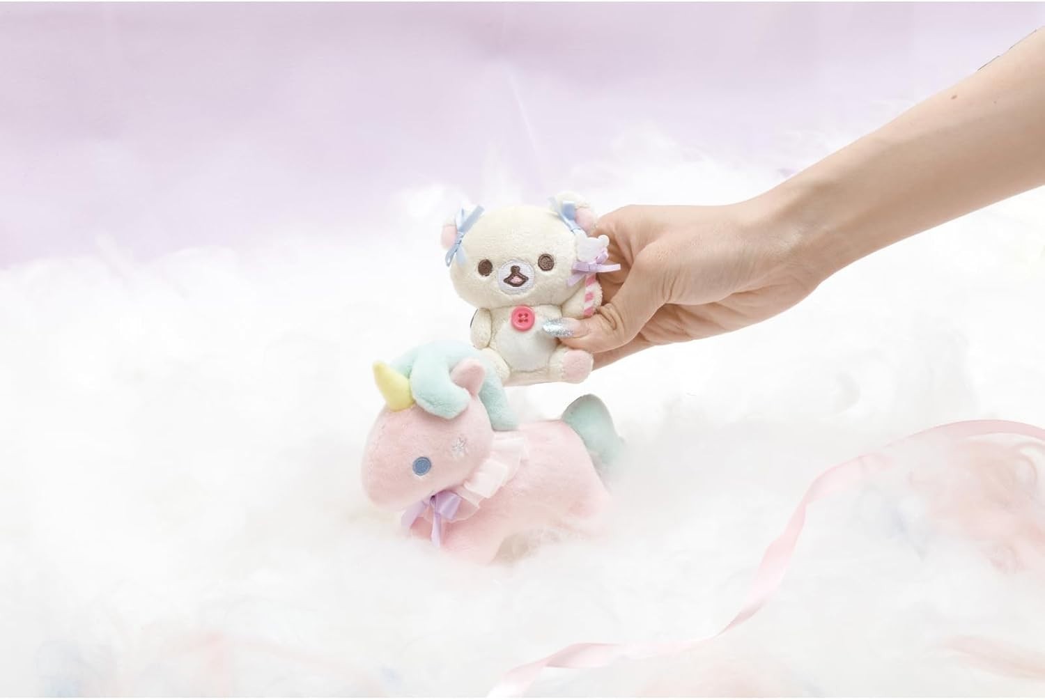 MO69801 Rilakkuma Korilakkuma Sky Curling Cotton Candy Scen NEW