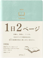 Midori Hibino 2026 Planner A6 Daily Snubbull Green 22400006 Starts December NEW