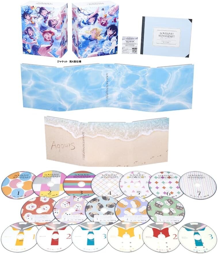 Love Live Sunshine Blu-ray Box First Limited Edition 6 CD Booklet Japan New