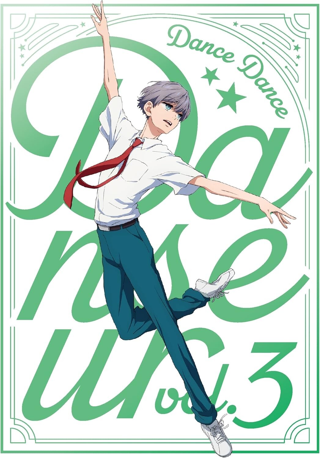 Blu-ray New Dance Dance Danseur Vol.3 First Limited Edition Post Card Japan