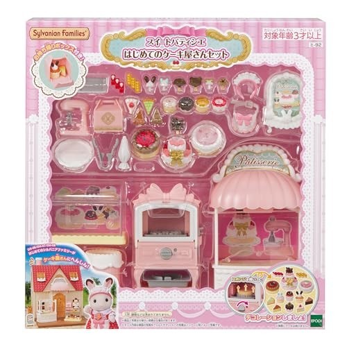 Sylvanian Family Store Furniture Set [Sweet Patissiers First Cake Shop Set] New