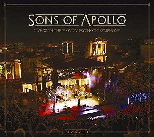 New SONS OF APOLLO LIVE WITH THE PLOVDIV PSYCHOTIC SYMPHONY JAPAN 3 CD + DVD