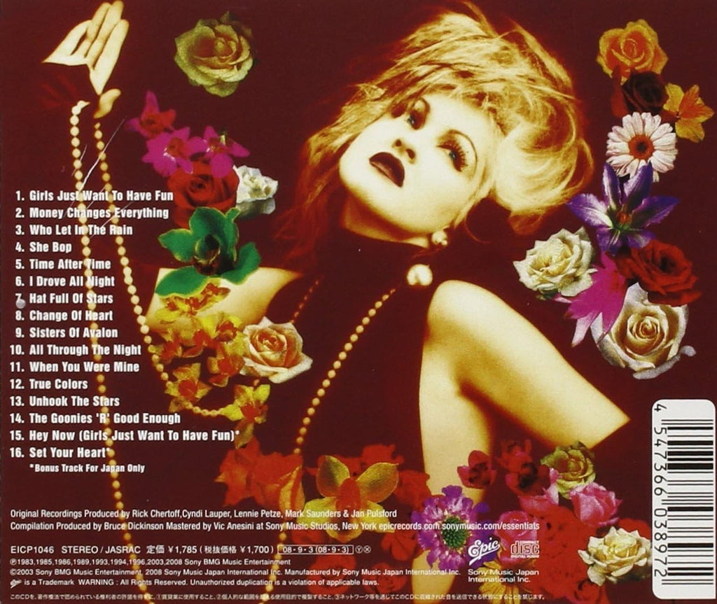 CD New Cyndi Lauper The Essential Cyndi Lauper Standard Ed w Bonus Track Japan