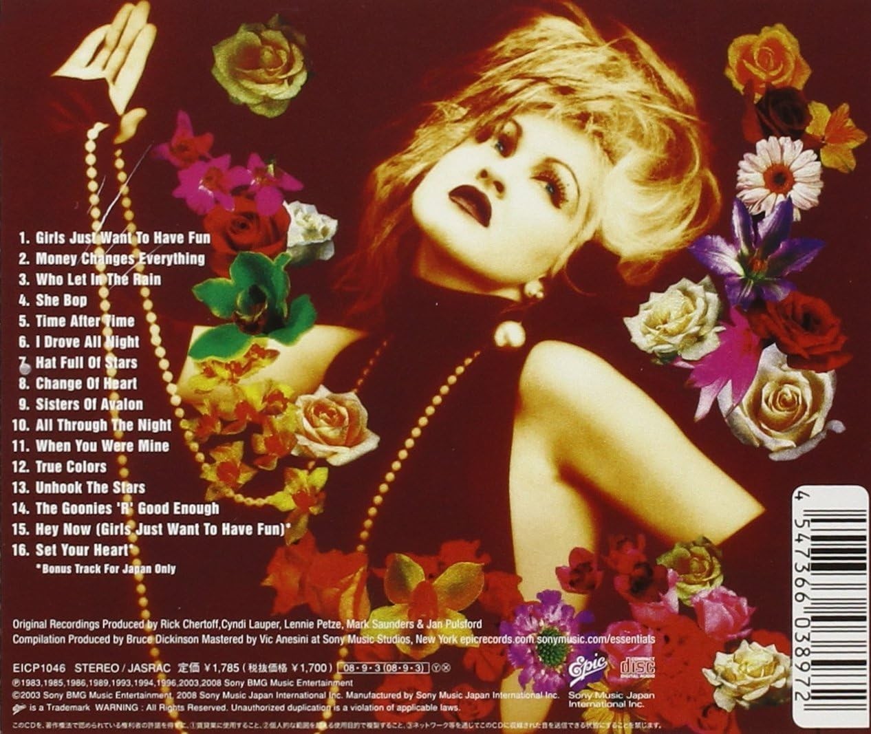 CD New Cyndi Lauper The Essential Cyndi Lauper Standard Ed w Bonus Track Japan