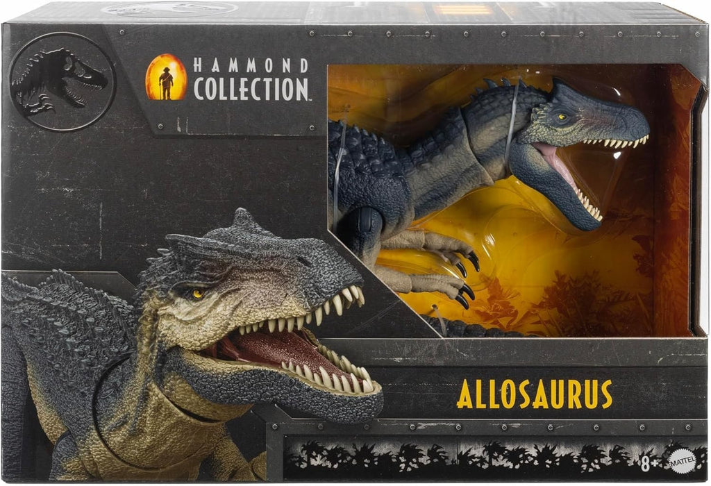 Mattel Jurassic World Hammond Collection Allosaurus Dinosaur Action Figure NEW