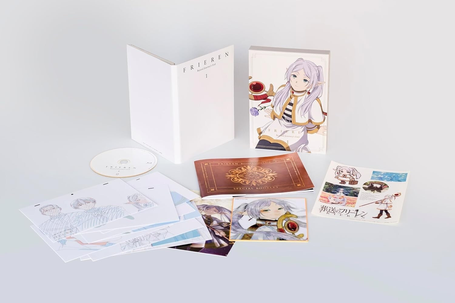 Frieren: Beyond Journeys End Vol.1 Limited Edition Blu-ray Booklet Card NEW