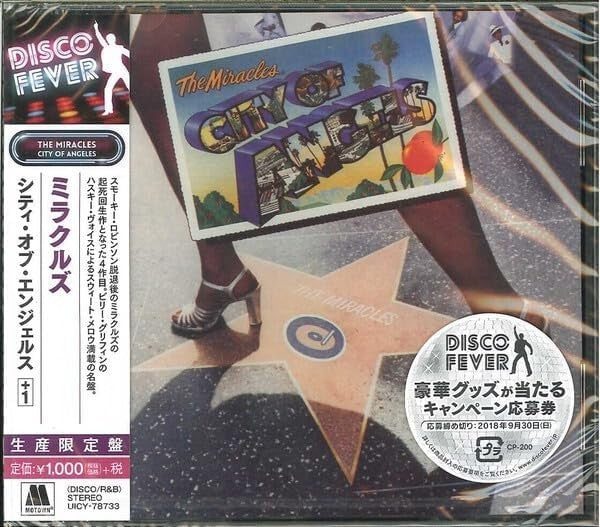 The Miracles Funk/Soul CD City Of Angels Bonus Track Japan OBI NEW