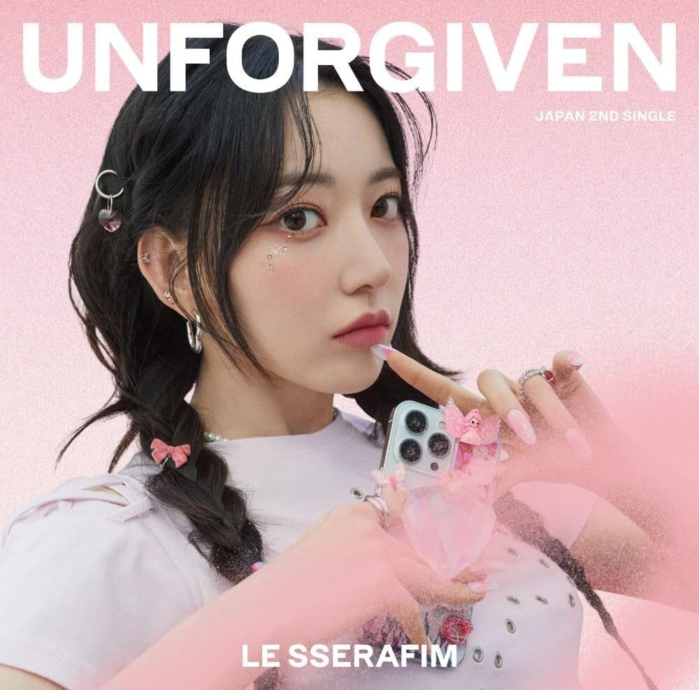 New LE SSERAFIM UNFORGIVEN SAKURA Solo Jacket Edition CD Japan 2nd Single