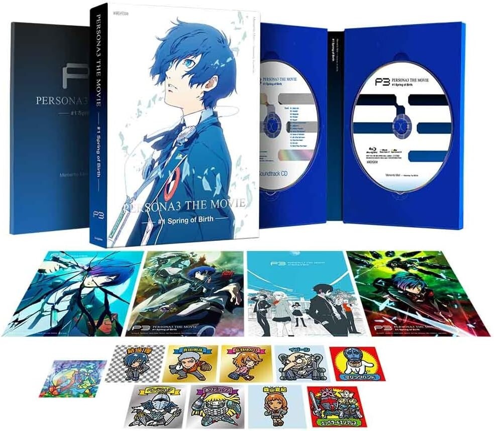 Persona 3 Movie 1 Spring of Birth Limited Blu-ray Soundtrack CD Booklet NEW