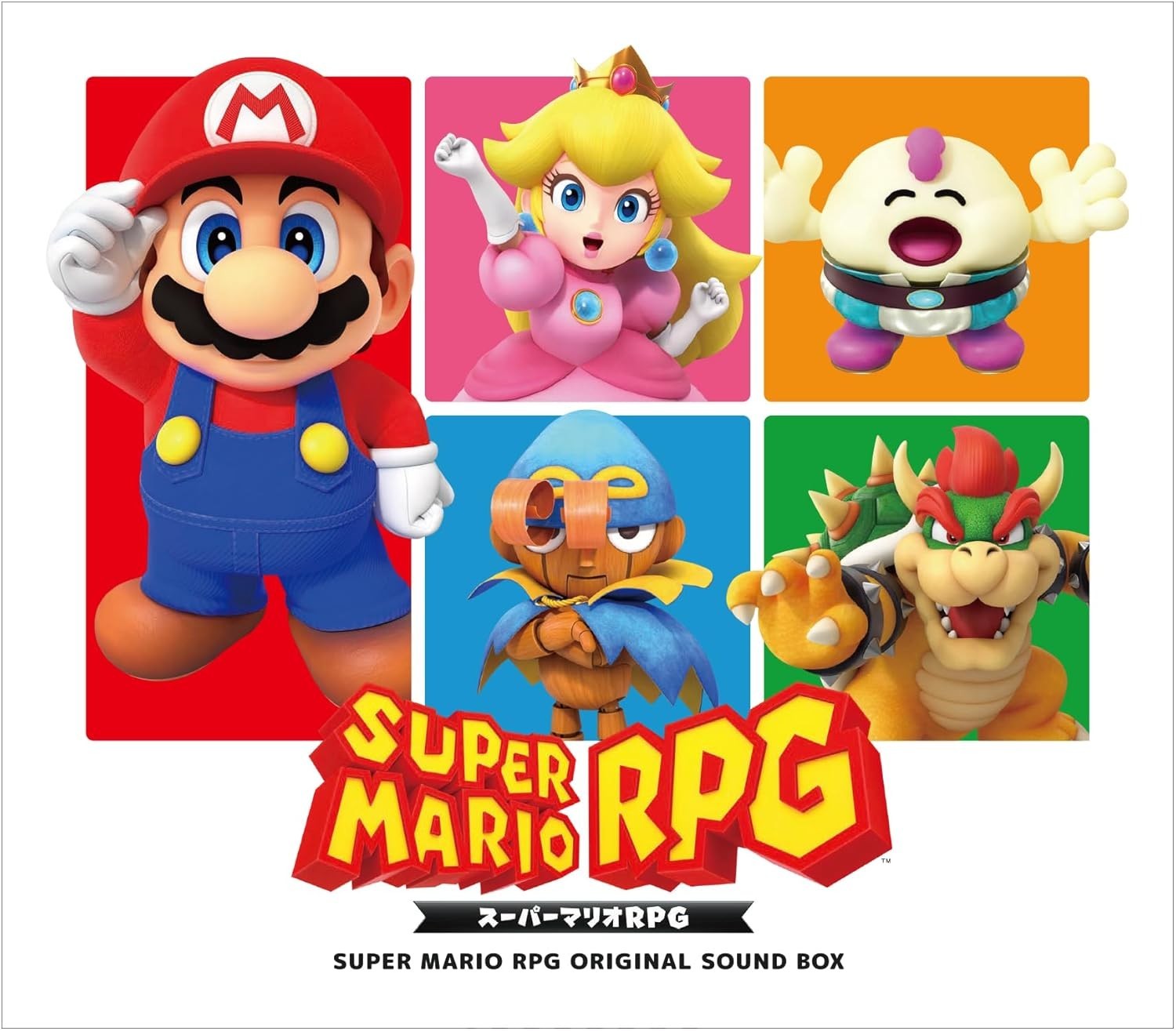 Nintendo Super Mario RPG Original Soundtrack BOX Game Music BGM JAPAN 4 CD set