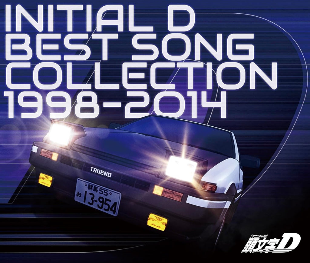New Initial D BEST SONG COLLECTION 1998-2014 3CD Anime Theme Song OST