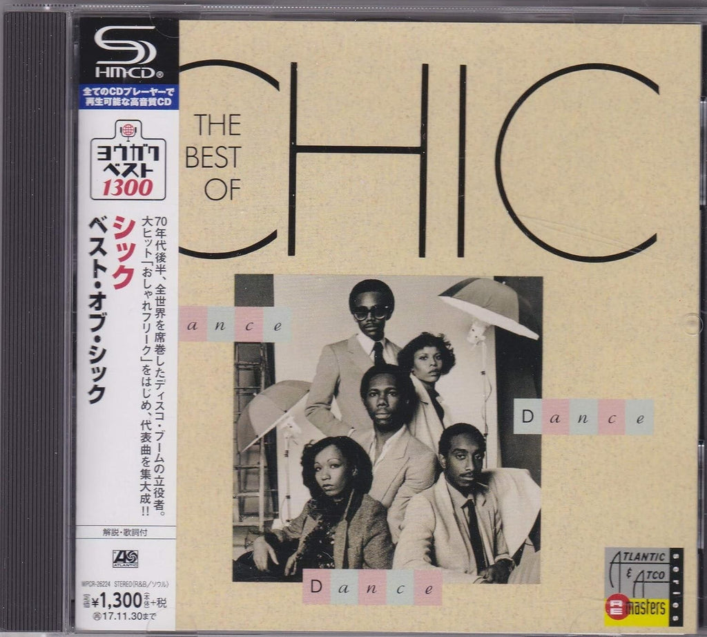 New Chic CD(SHM-CD) Dance, Dance, Dance: The Best Of Japan OBI E