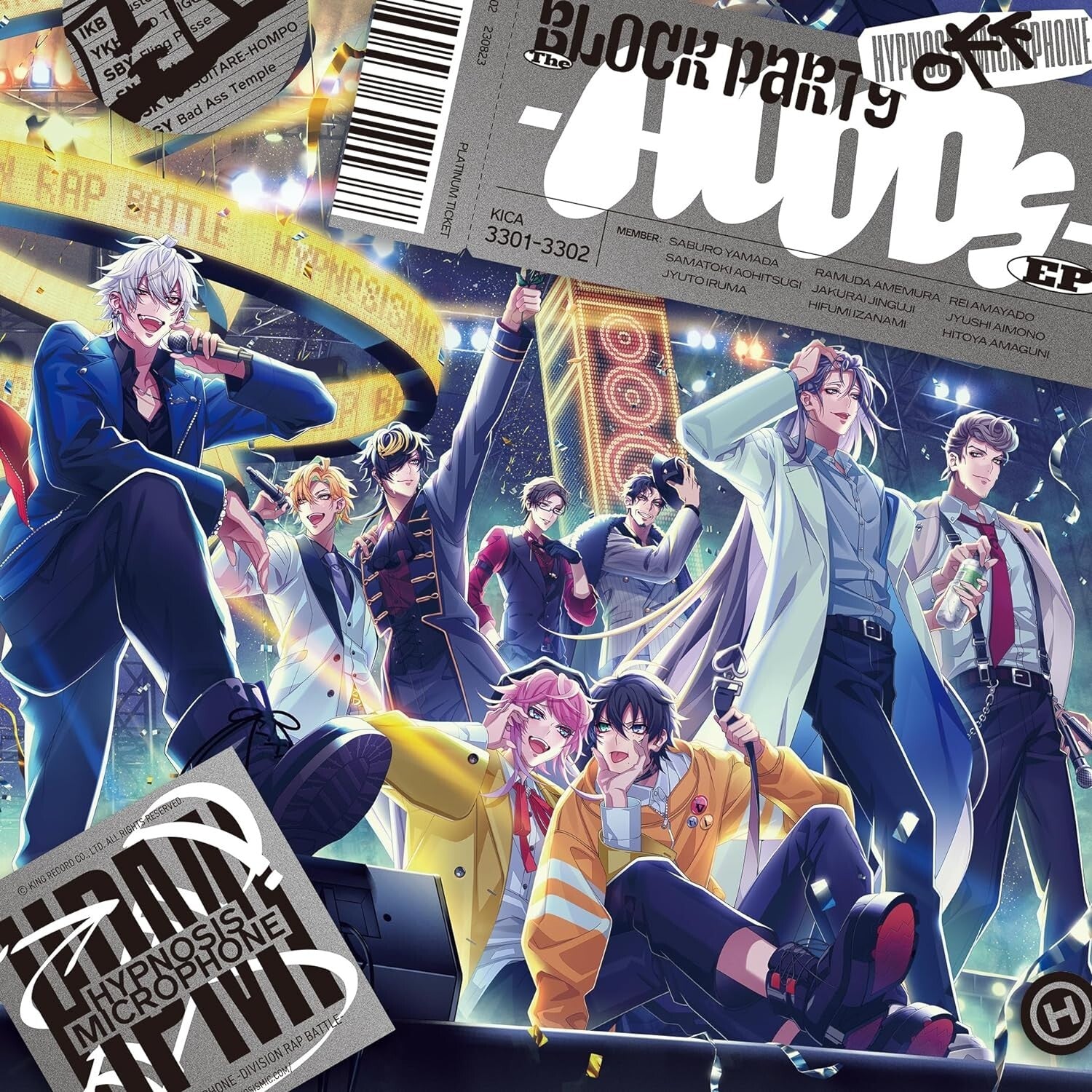 Hypnosis Mic -Division Rap Battle-/ The Block Party –HOODs- Japan 2CD NEW