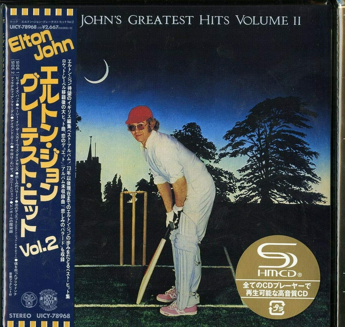 New Elton John SHMCD Greatest Hits Vol.2 Compilation Paper Slv. Japan OBI