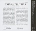 New ILLINOIS JACQUET Swing’s The Thing JAPAN CD VE100