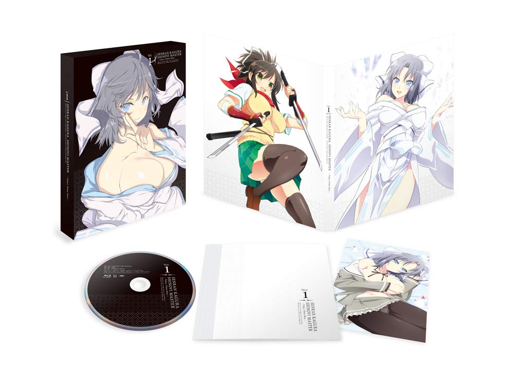 Senran Kagura Shinovi Master Vol.1 First Limited Edition Blu-ray Booklet Japan