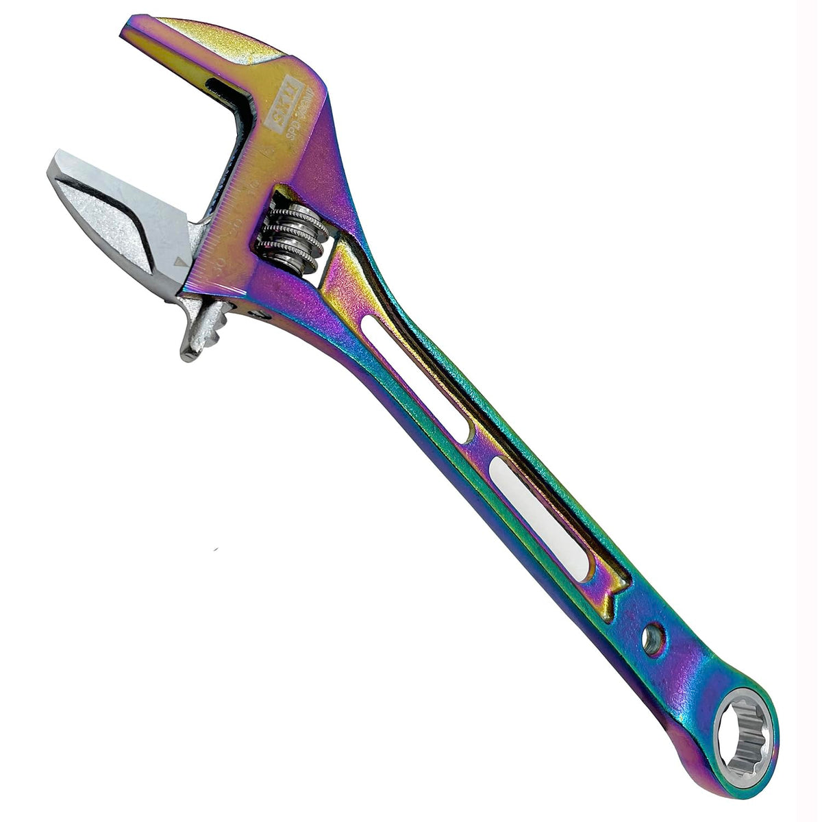 SK11 SPIDER Gear Wide Adjustable Wrench Rainbow Wide Jaw Capacity 36mm NEW