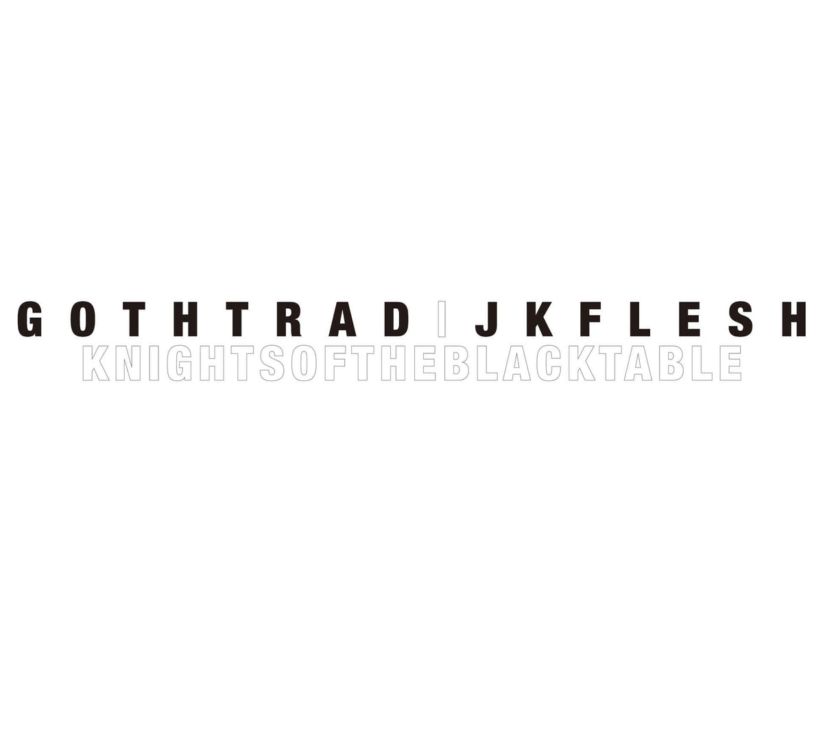 KNIGHTS OF THE BLACK TABLE GOTH-TRAD+JK FLESH [CD] NEW