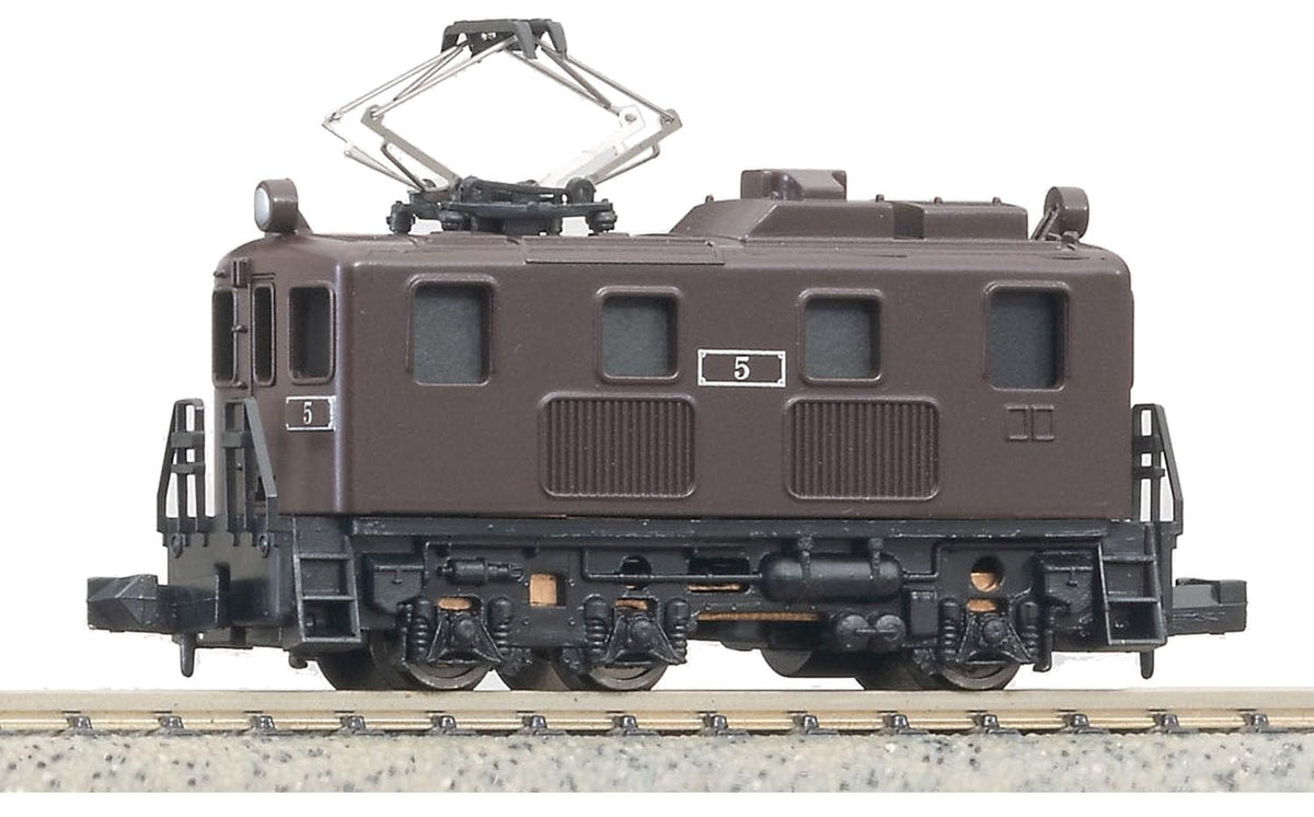 Micro Ace N Gauge C-Type Electric Locomotive Round BodyBrown Model Train NEW