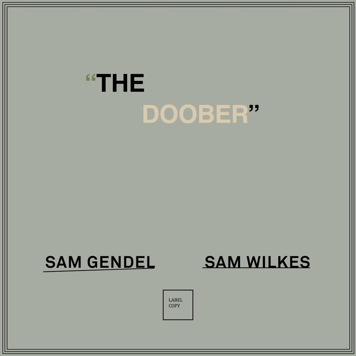 Sam Gendel Sam Wilkes The Doober From Japan CD 11tracks NEW