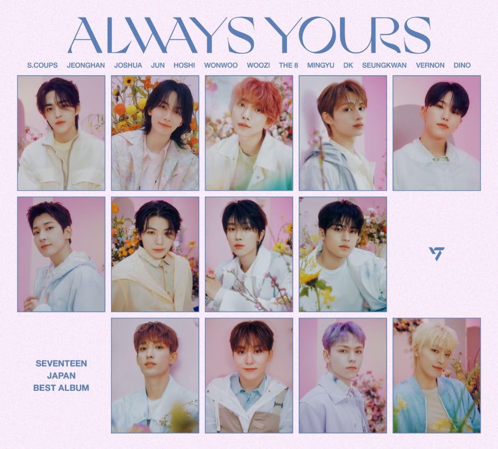 SEVENTEEN JAPAN BEST ALBUM ALWAYS YOURS CD+CARD+BOOK First Limited Edition A NEW